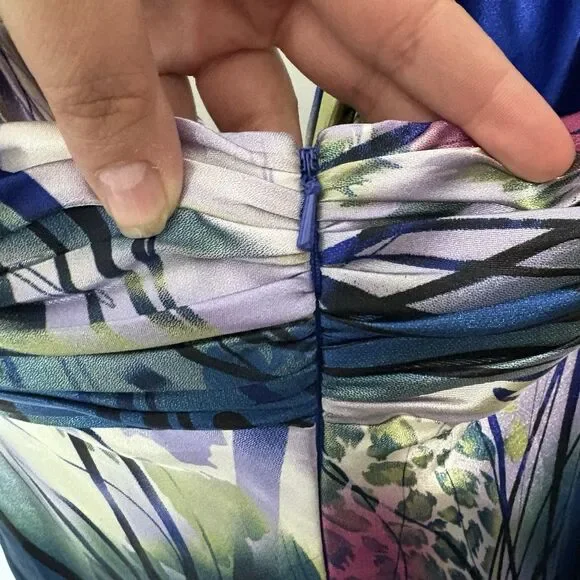 Cinderella Divine Beaded Multicolor Dress Size 10 Formal Wedding Prom Hoco Y2K - Picture 14 of 15